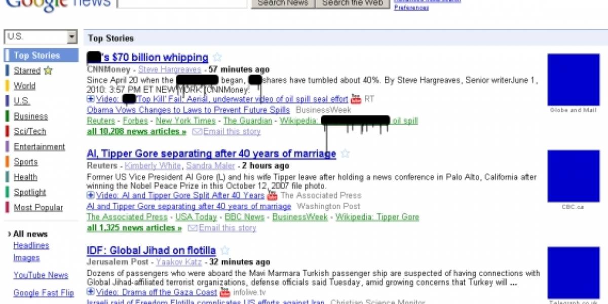 Plugin para Firefox coloca una mancha de petróleo en cualquier referencia a British Petroleum