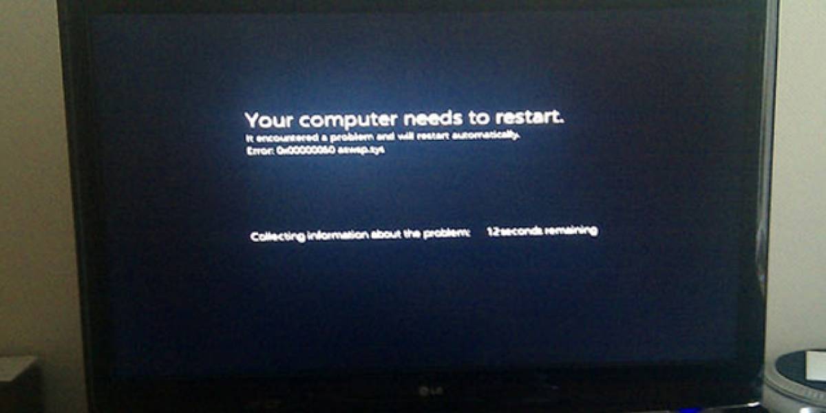 La pantalla de error de Windows 8 ya no será azul, sino negra