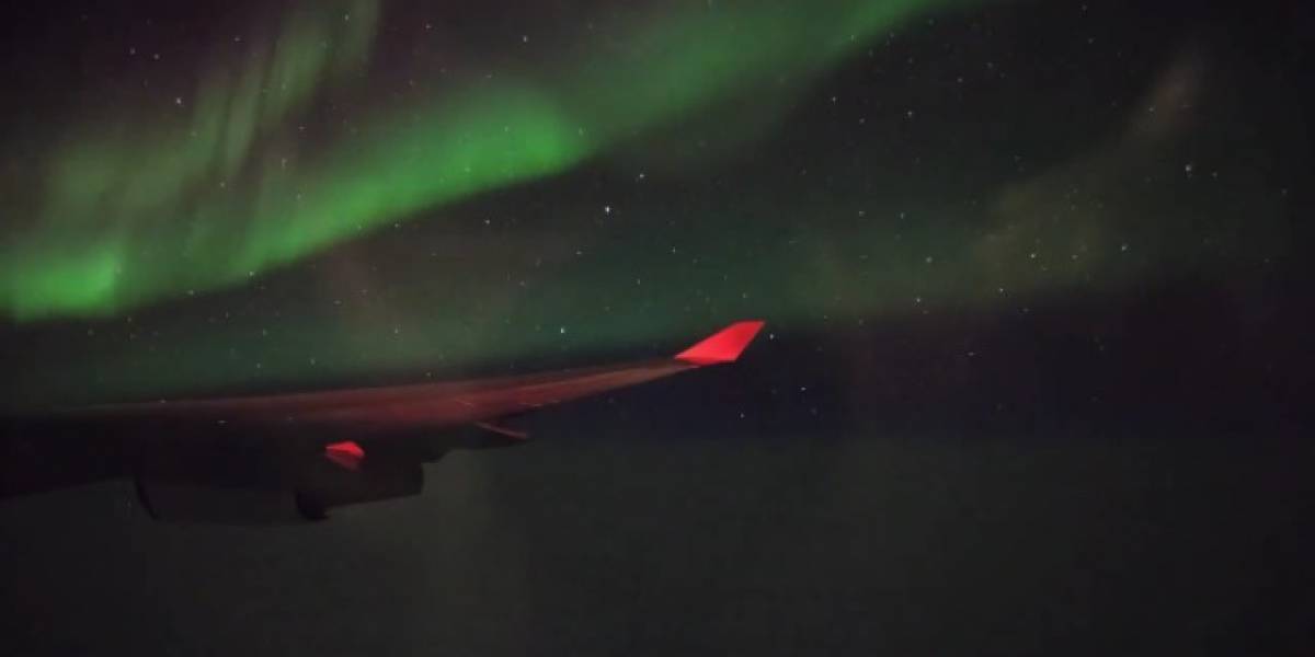Video time-lapse de vuelo desde San Francisco a París
