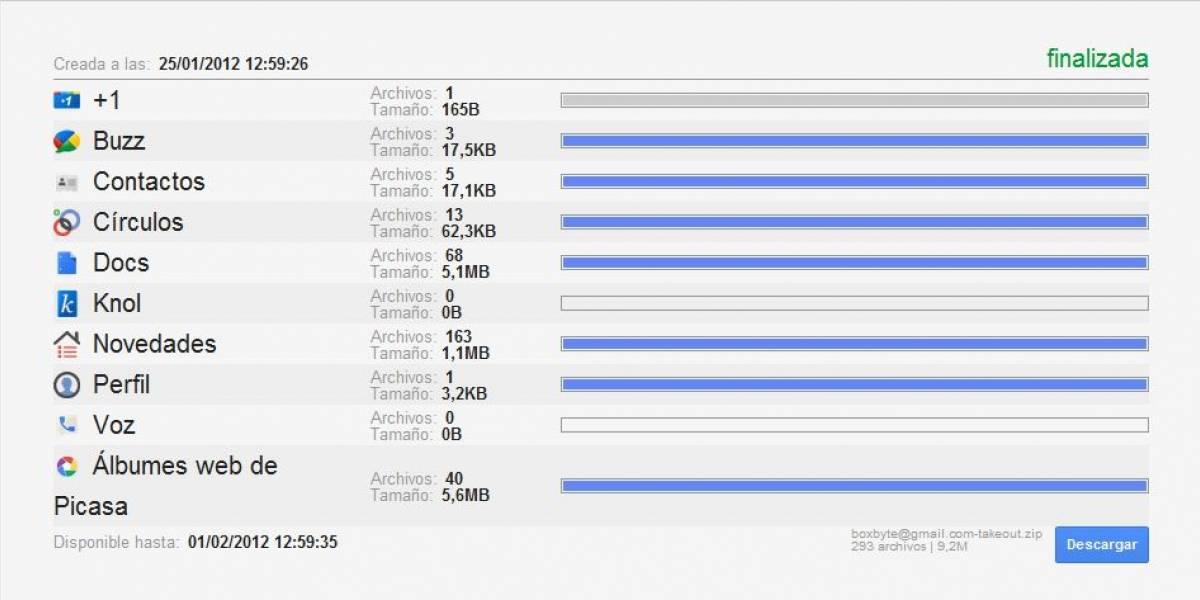 Google Takeout ahora con soporte para Google Docs