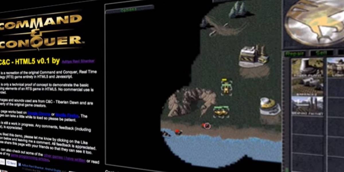 Command & Conquer en versión HTML5