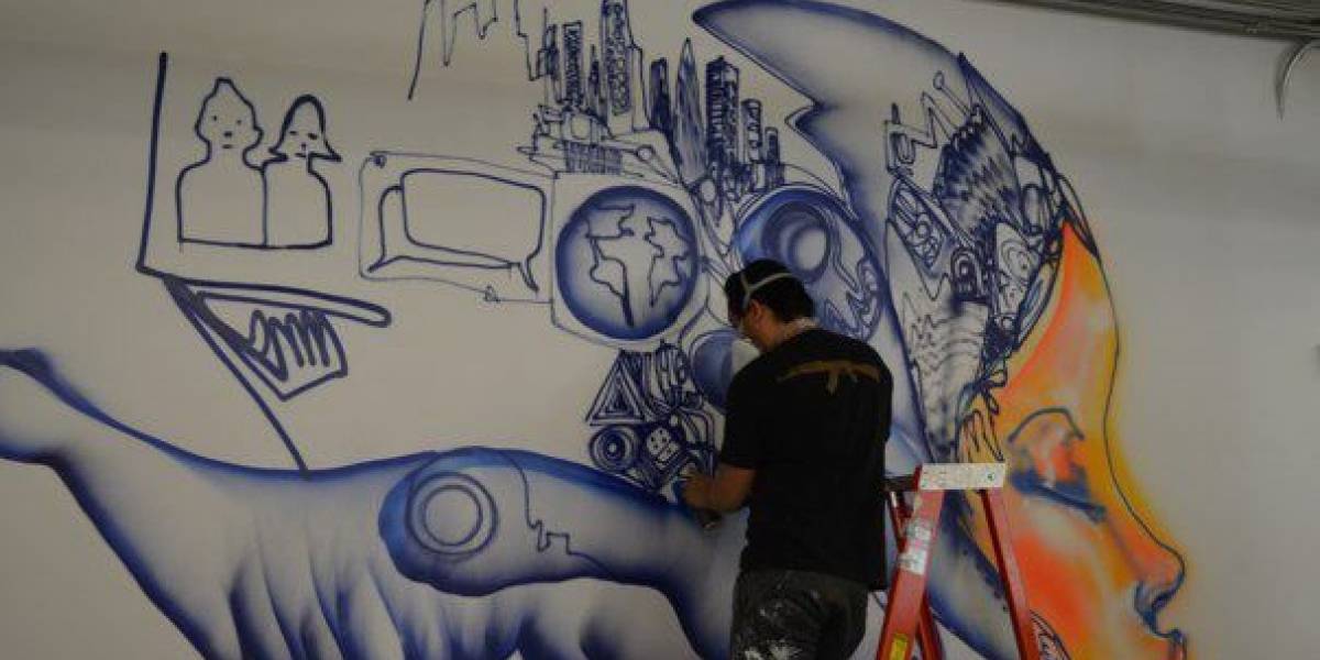 Mark Zuckerberg, artista del grafiti