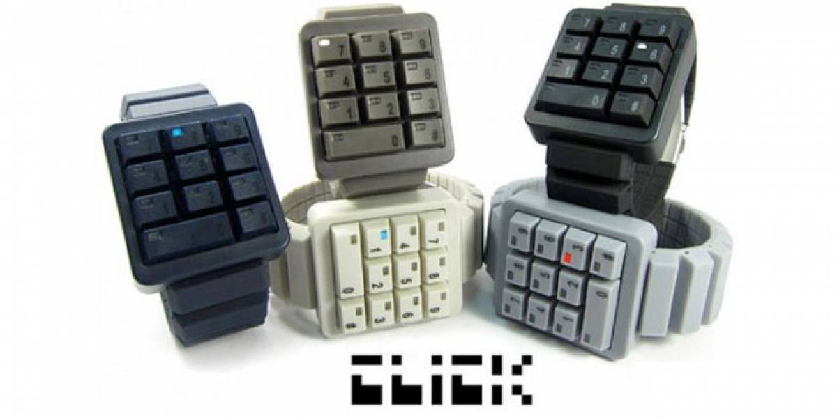 Ponte retro con este reloj en forma de teclado numérico