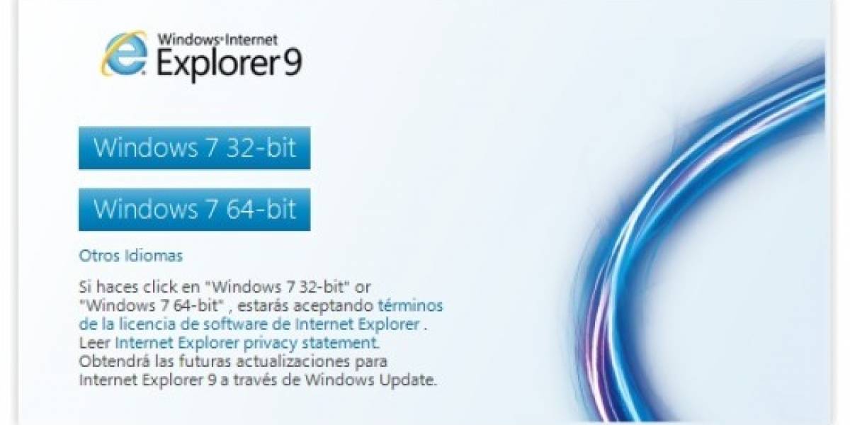 Internet Explorer 9 logra 2,3 millones de descargas en 24 horas