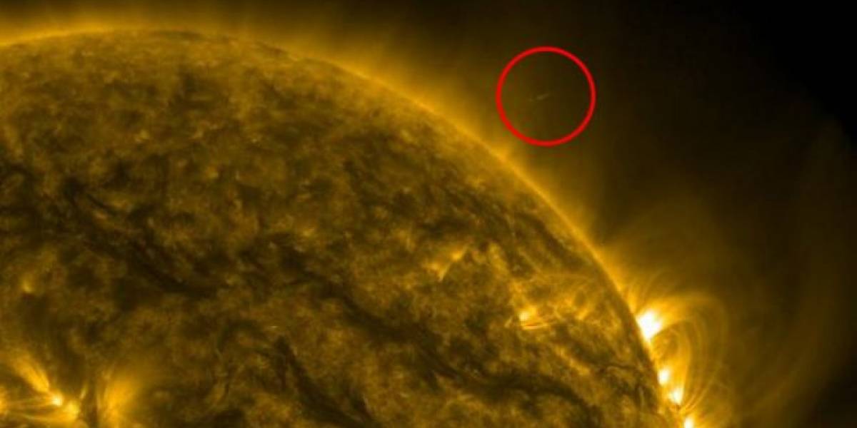 Imperdible: Captan cometa "de visita" por el Sol