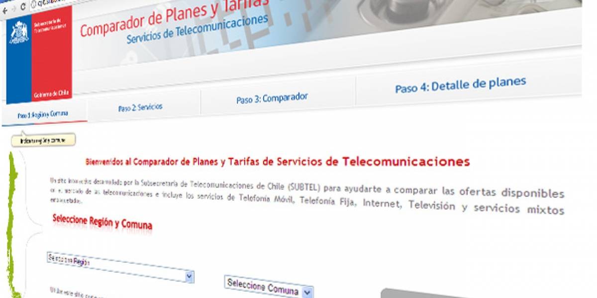Chile: Subtel lanza sitio para comparar precios y planes de telefónicas