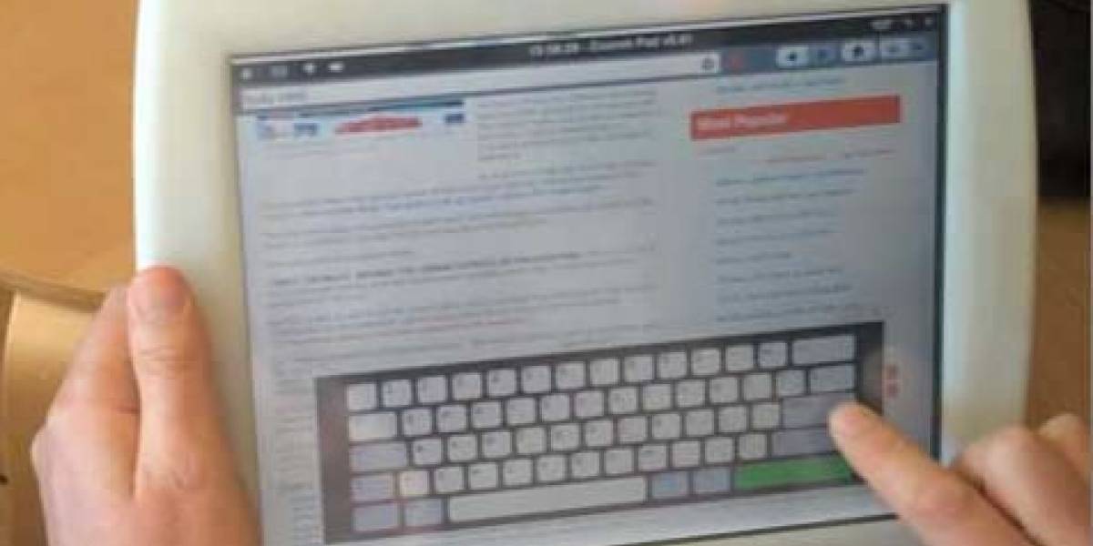 Nuevo prototipo de la tableta web CrunchPad