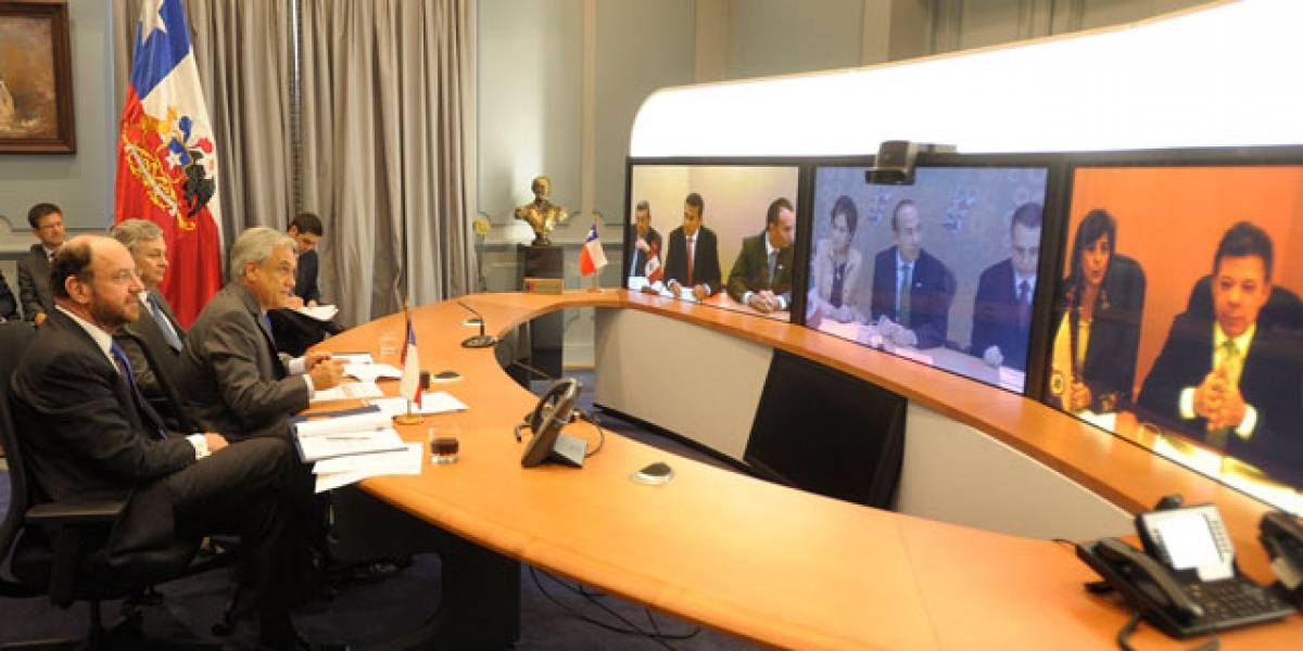 Los seis presidentes de la nueva Alianza del Pacífico realizaron la primera cumbre virtual en la región
