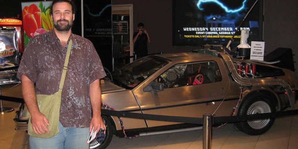 Nos fuimos a dar una vuelta en el DeLorean y...