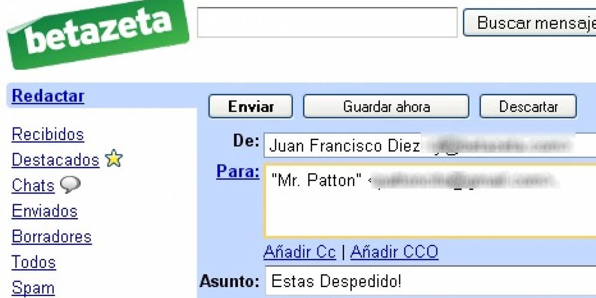 Mi Favorito 2008: Gmail