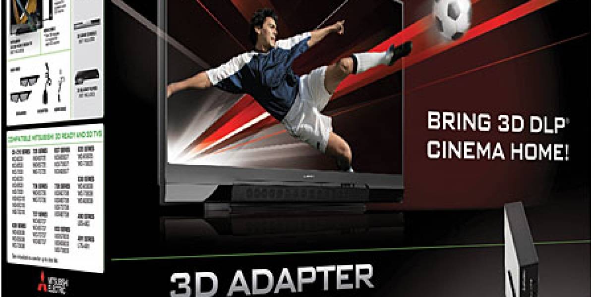 Mitsubishi lanza conversor 3D para sus televisores DLP y HDTV
