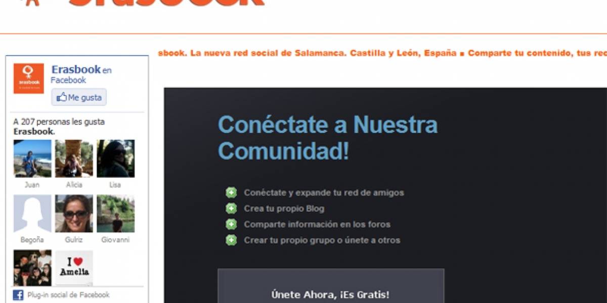 España: Nace "Erasbook", la red social de los Erasmus en Salamanca