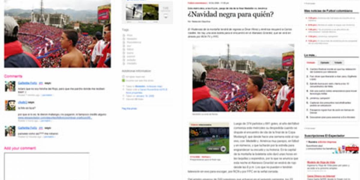 El Espectador.com no respeta los derechos de autor