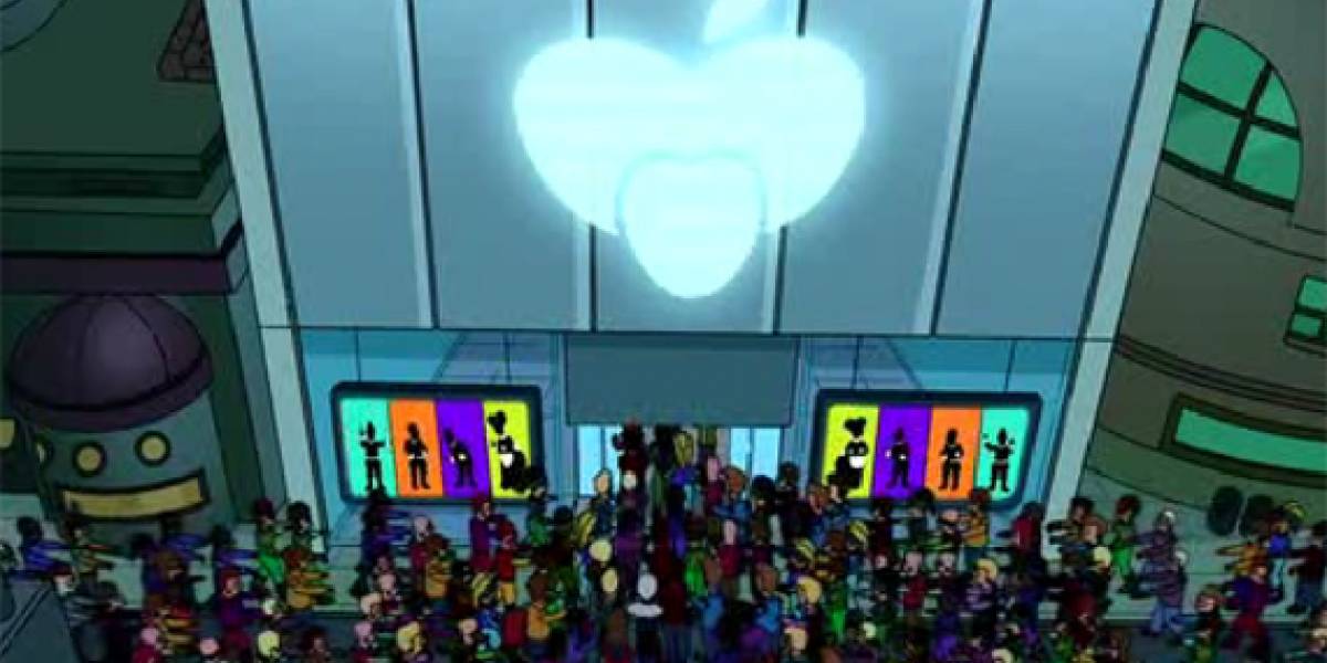 Referencias al eyePhone desaparecen de clips de Futurama