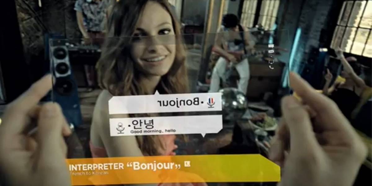 Samsung y su concepto de tableta transparente y flexible