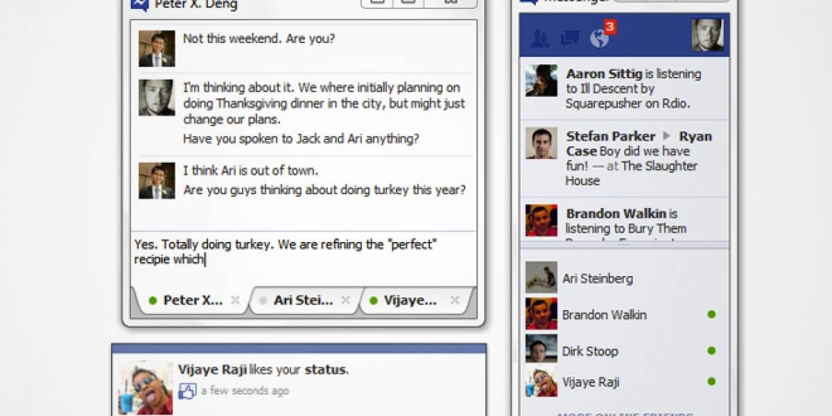 Facebook relanza "Messenger" para chatear en Windows