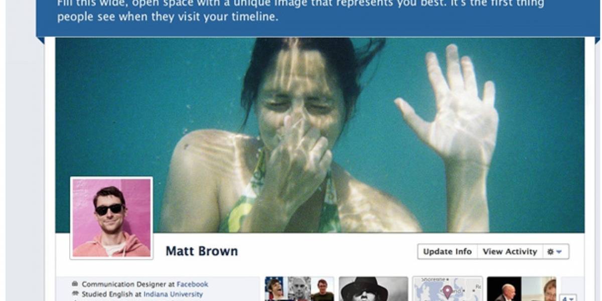 El nuevo "Timeline" de Facebook comienza a aparecer hoy para algunos usuarios