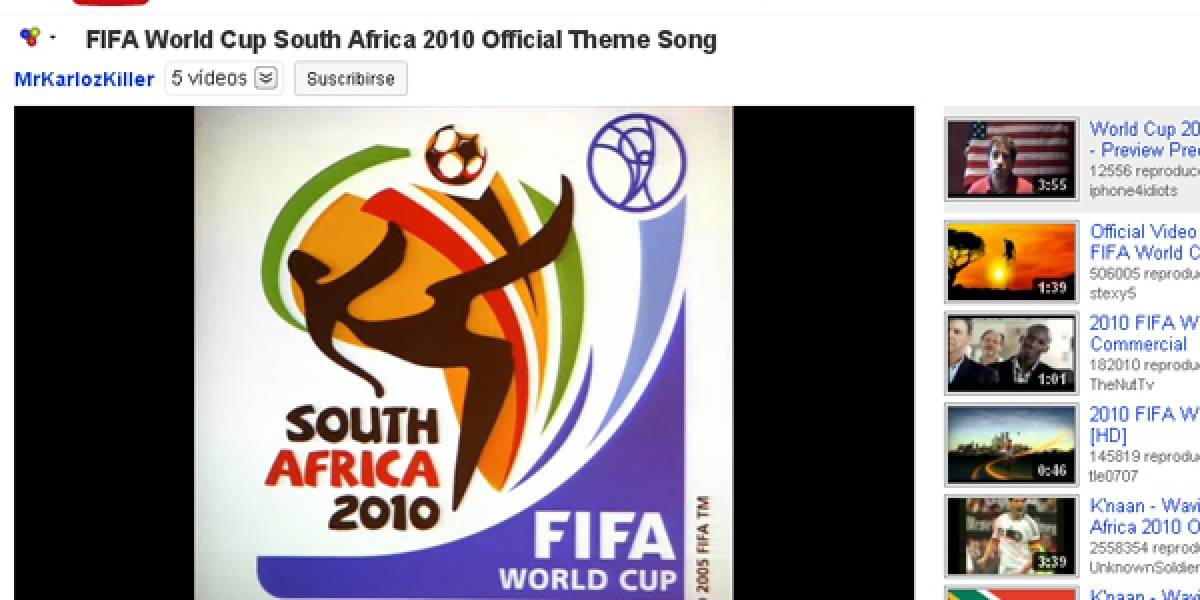 YouTube eliminará los videos del Mundial