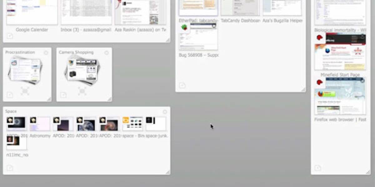 Tab Candy: Mozilla crea una manera para administrar pestañas