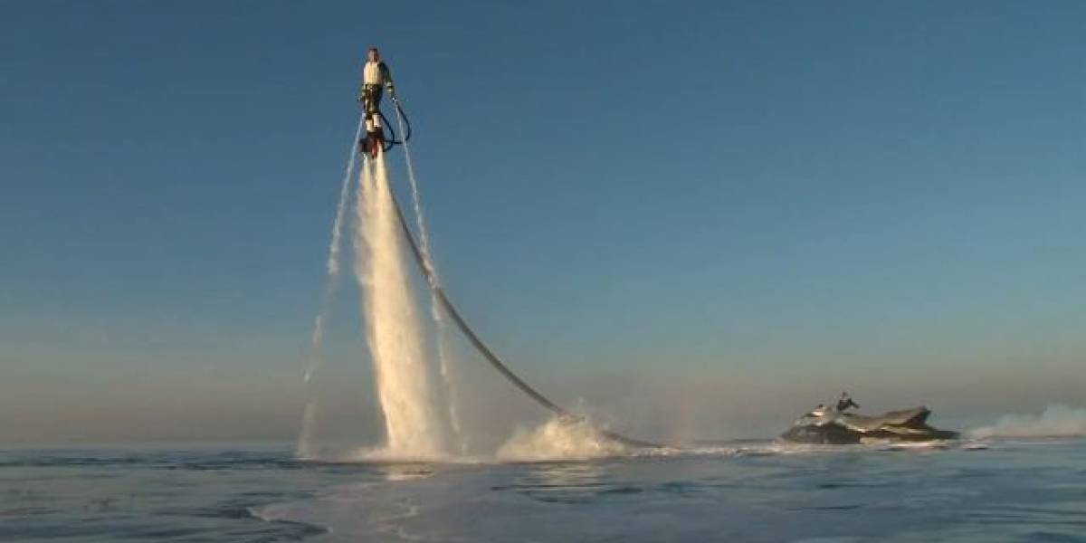 Flyboard: Un Jetpack con el que podrás volar como un pájaro y nadar como un delfín