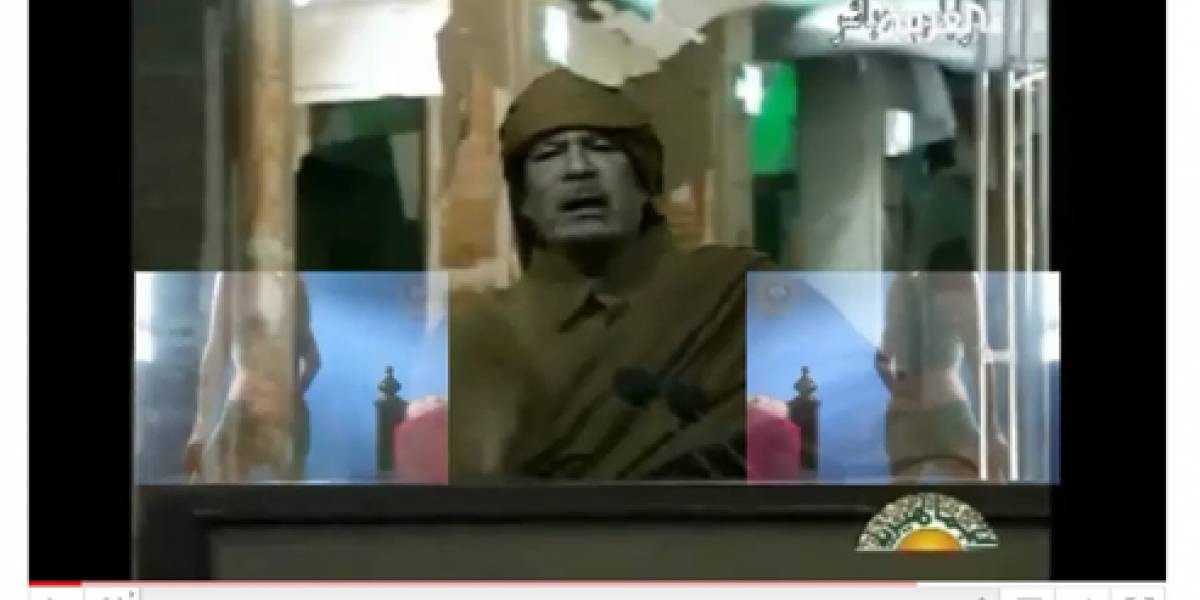 Vídeo de Gaddafi convertido en "estrella musical" arrasa en YouTube