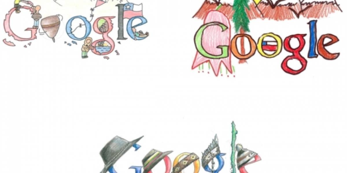 Chile: Finalistas del concurso "Doodle for Google: unidos más allá del Bicentenario"