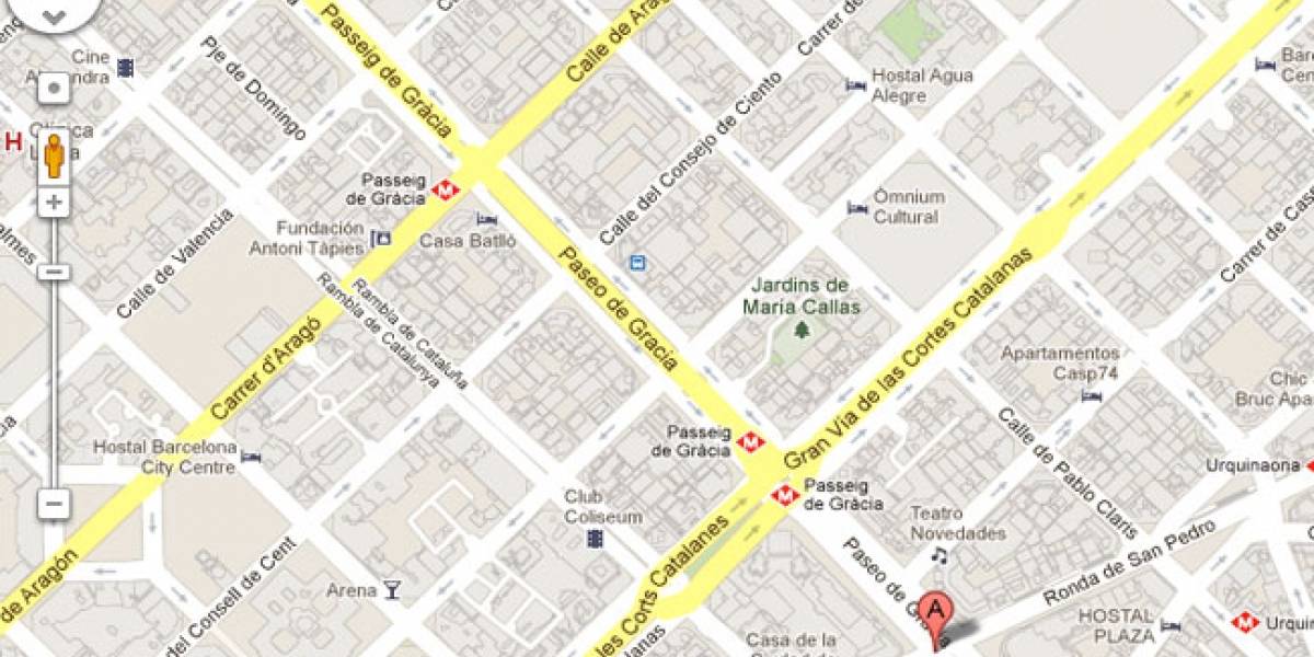 Barcelona reclama a Google Maps que use los nombres de las calles en catalán