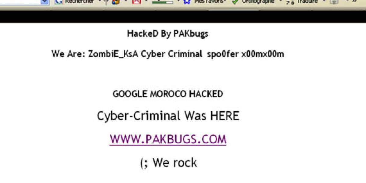 Hackers toman el control del dominio de Google en Marruecos