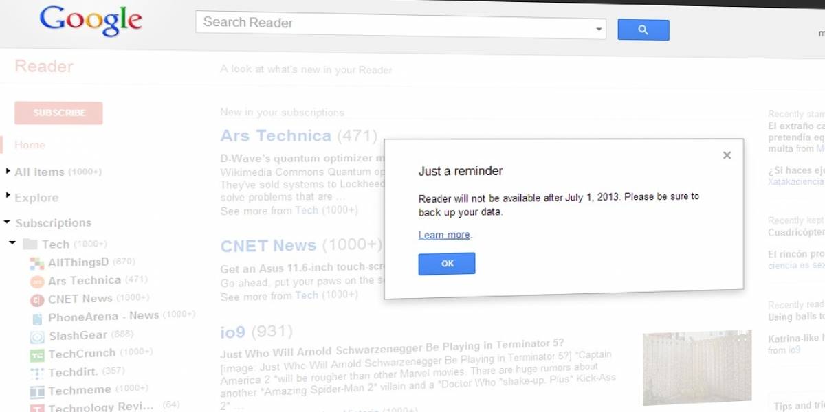 Creador de Google Reader dice que jamás lo hubiera inventado en la Google actual