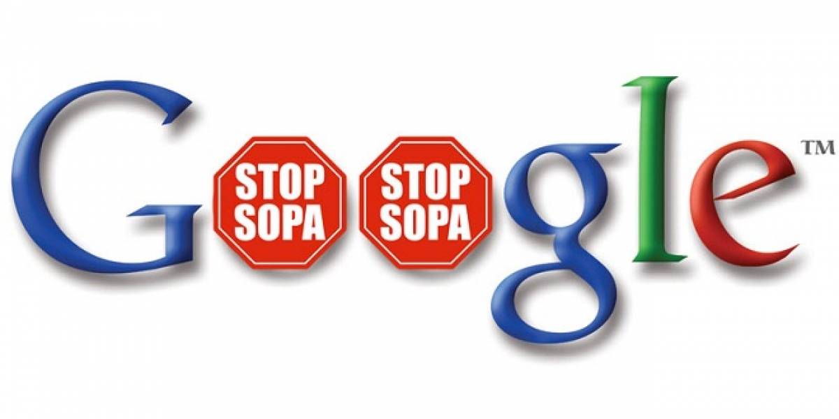Google también utilizará su página de inicio para protestar contra Ley SOPA