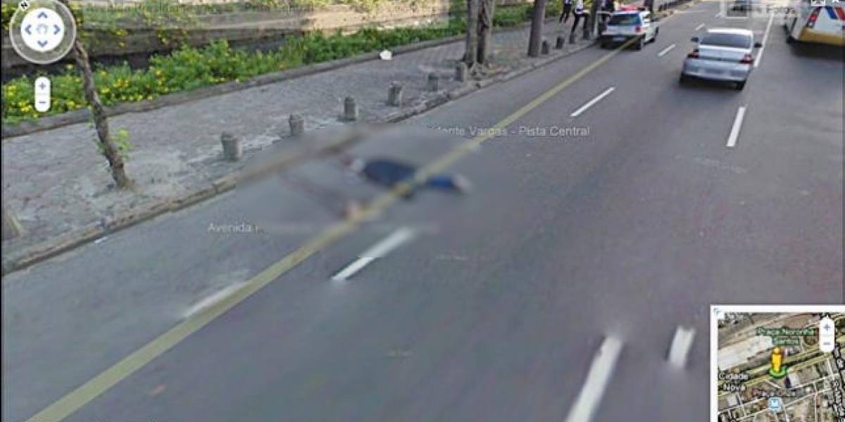 Google Street View debuta en Brasil captando personas muertas en la calle