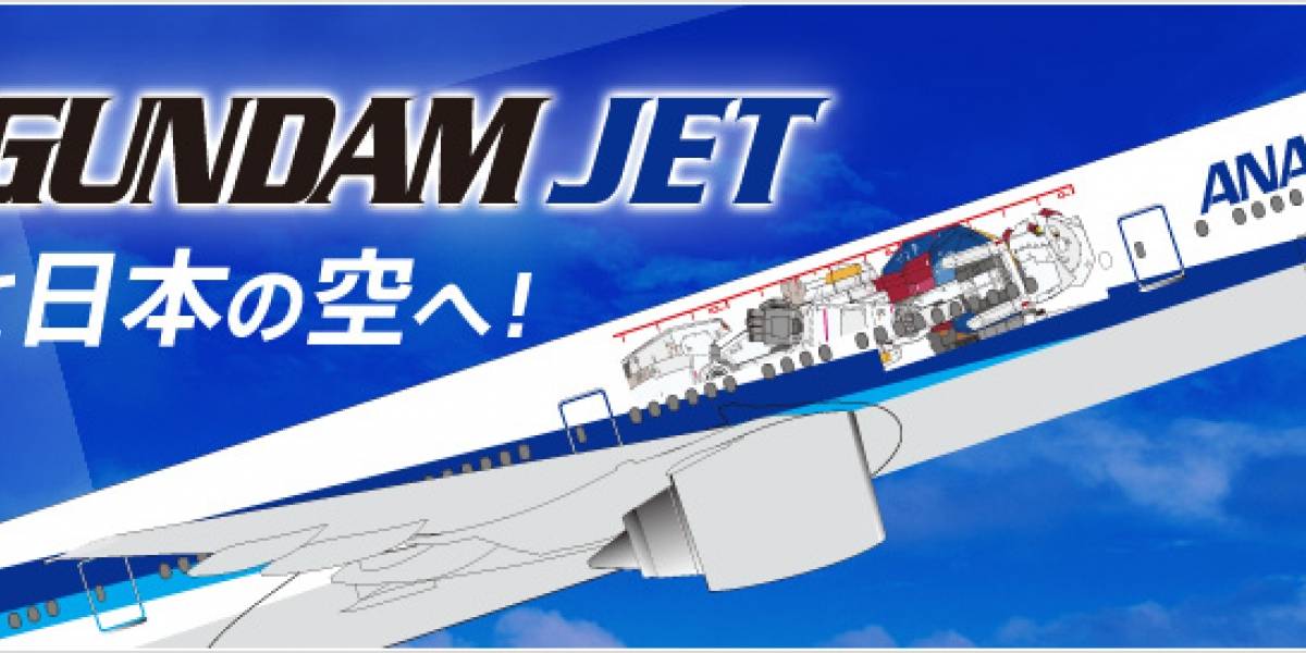 Ahora tenemos Gundams en aviones japoneses