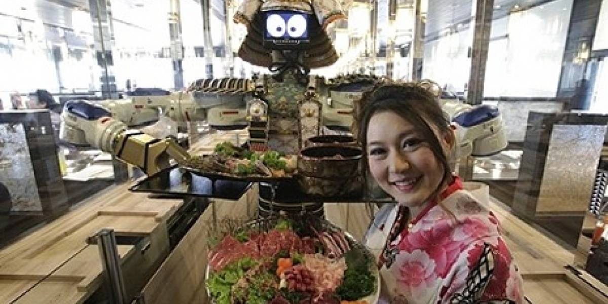 Restaurante en Tailandia atendido por Robots
