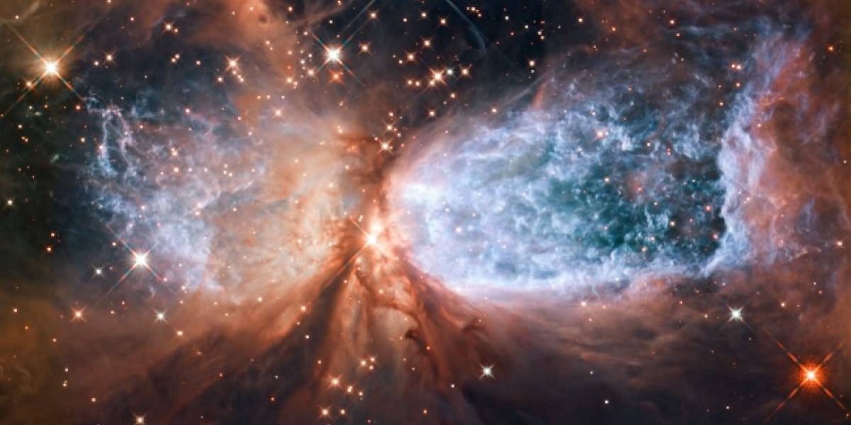 El Hubble logra captar la extrema violencia del proceso final de formación de una estrella