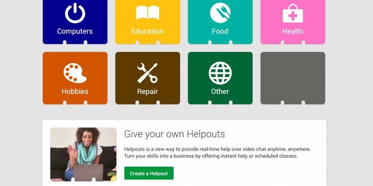 Google prueba "Helpouts", un mercado de servicios a través de Hangouts