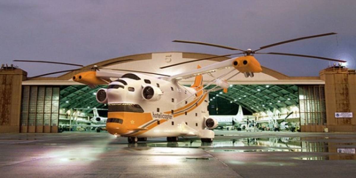 Hotelicopter: El primer hotel del mundo dentro de un helicóptero