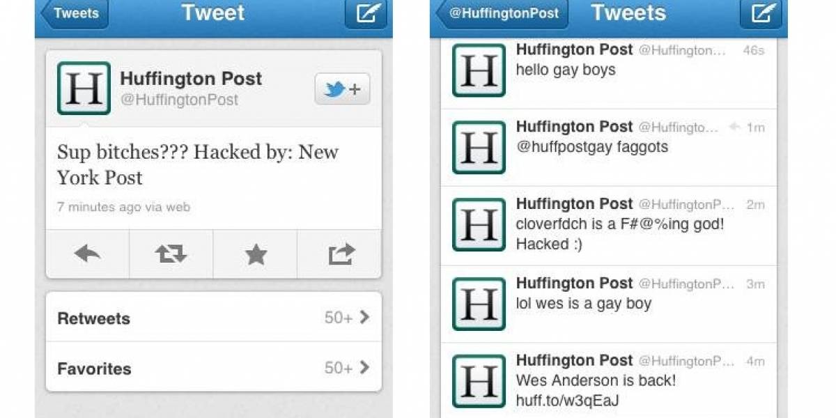 La cuenta de Twitter del Huffington Post sufre asalto hacker