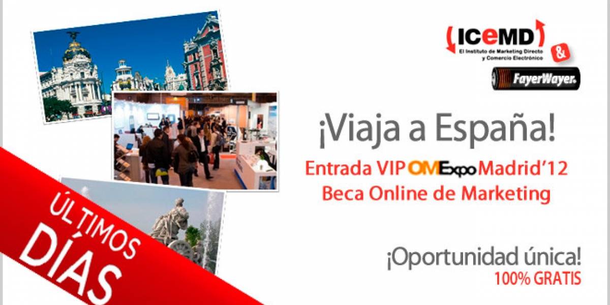 Últimos días para participar y ganar un viaje 100% gratis a España y una entrada VIP a OMEXPO 2012