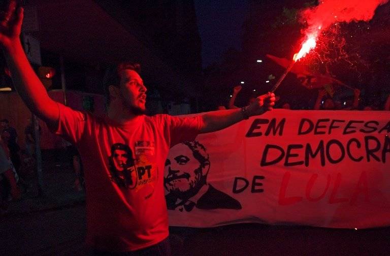 Protestas en Brasli