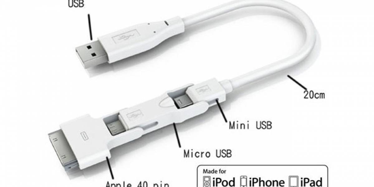 Magic Cable Trio: Un USB 3 en 1 ideal para tus gadgets