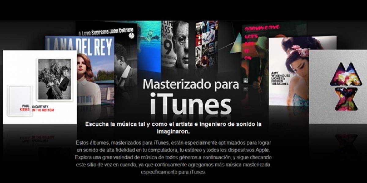 Apple presenta "Masterizado para iTunes" para los amantes de la alta fidelidad