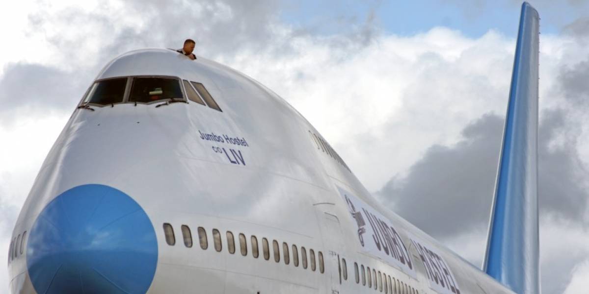 Jumbo Hostel: Hostal sobre un avión Boeing 747