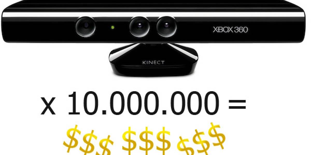 Microsoft ya vendió 10 millones de Kinect