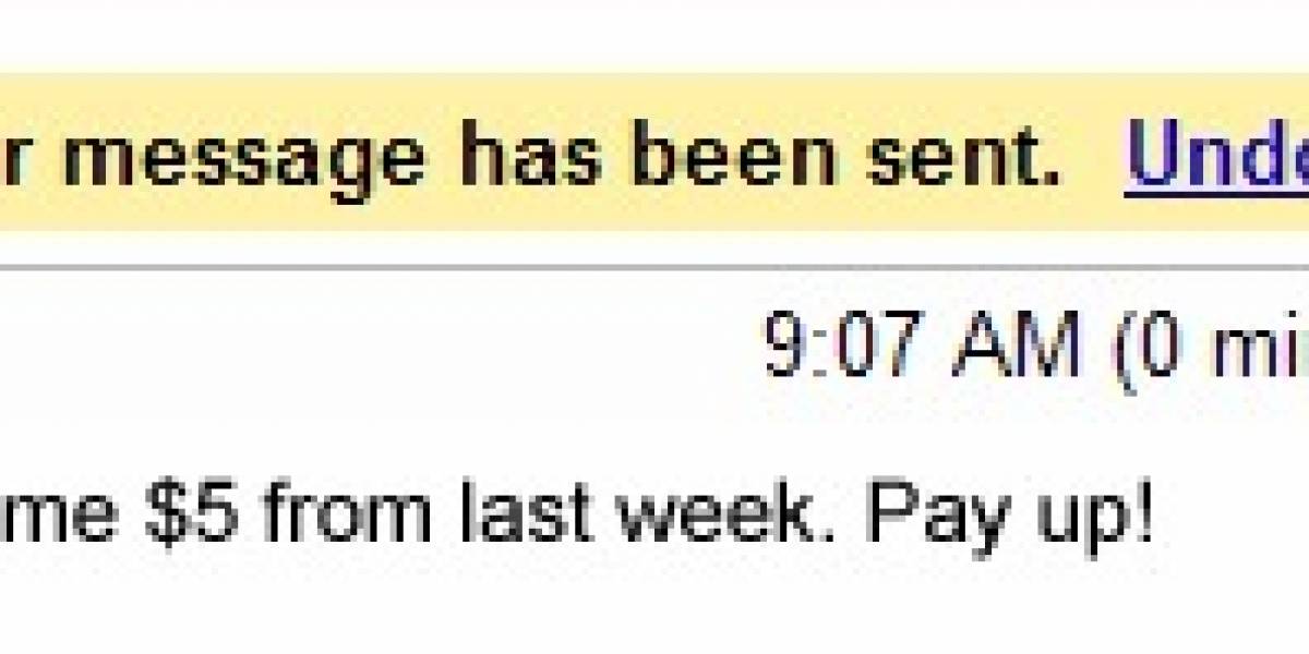 Gmail: 5 segundos para arrepentirte de tu correo