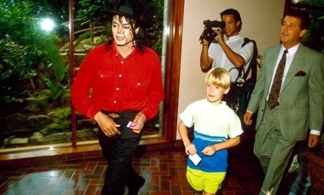 Macaulay Culkin y Michael Jackson