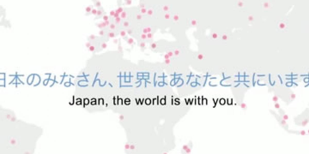 Google lanza sitio para enviar y traducir mensajes de apoyo a Japón