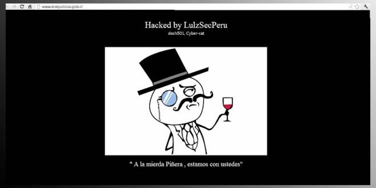 LulzSecPeru ataca Web del Ministerio de Justicia de Chile