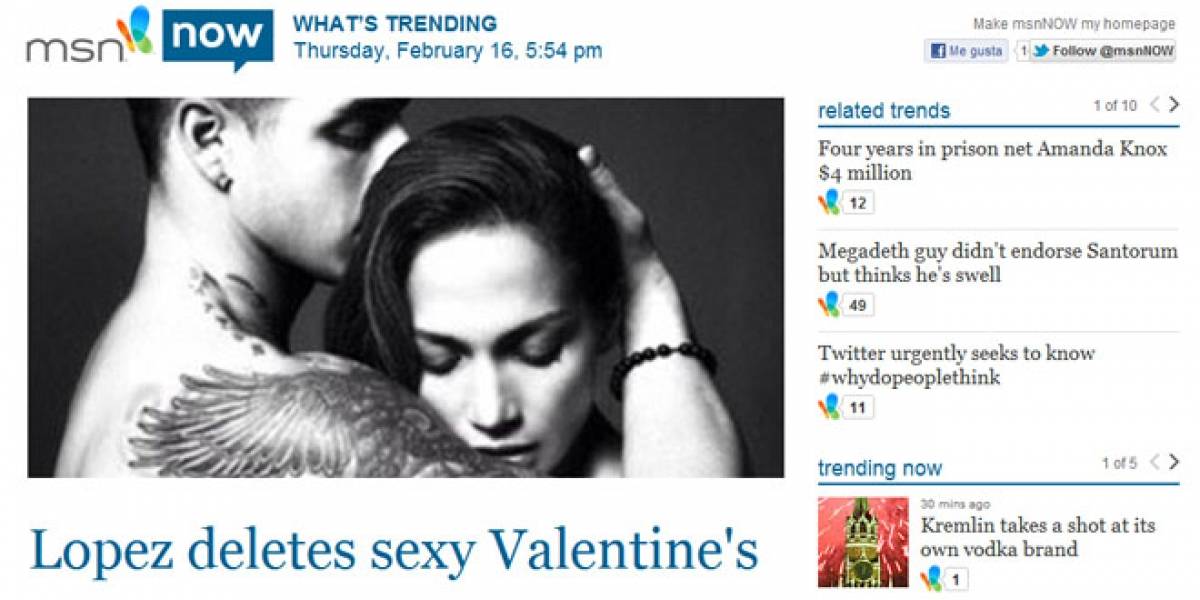 MSN lanza su monitor de tendencias en tiempo real