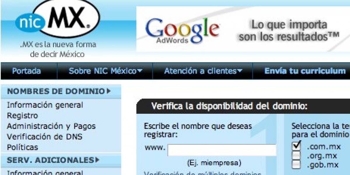 20 años de usar dominios .mx
