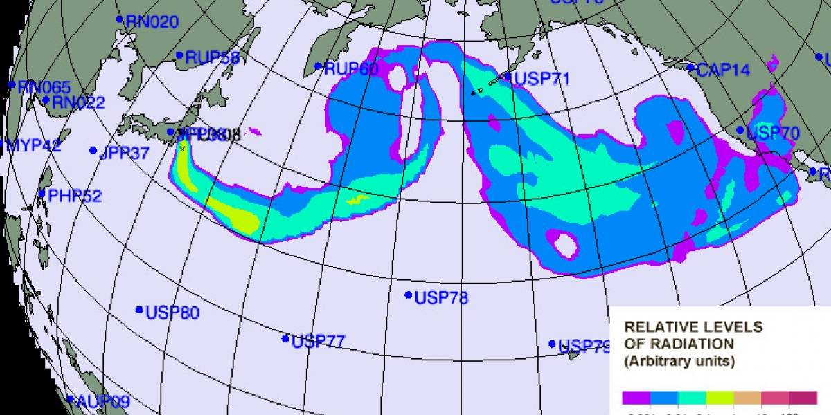 ONU calcula el posible movimiento de material radiactivo de Japón